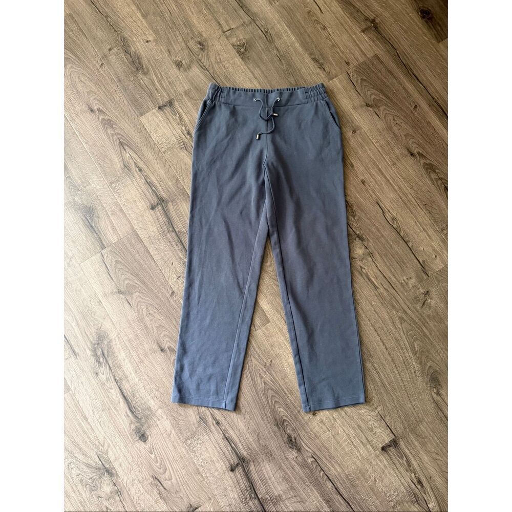 Time And Tru Pants Womens S Blue Sweatpants Drawstring Pockets Casual Travel